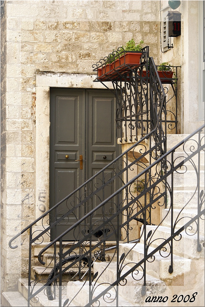 Einen Blick - alte Treppe
