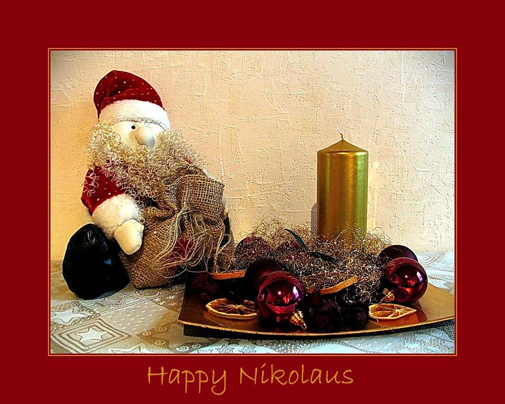 --Einen fröhlichen Nikolaustag ....