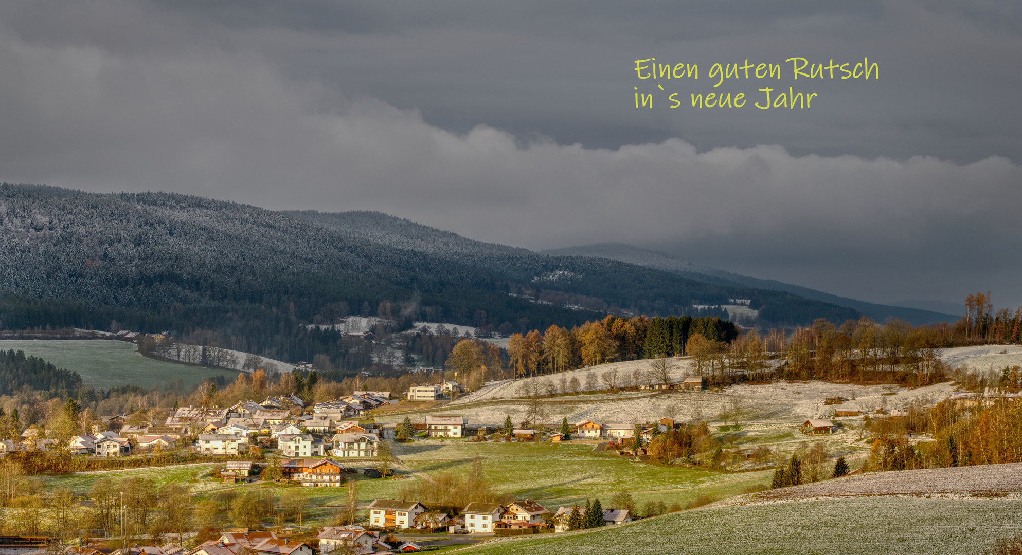 Einen guten Rutsch ins Neue Jahr