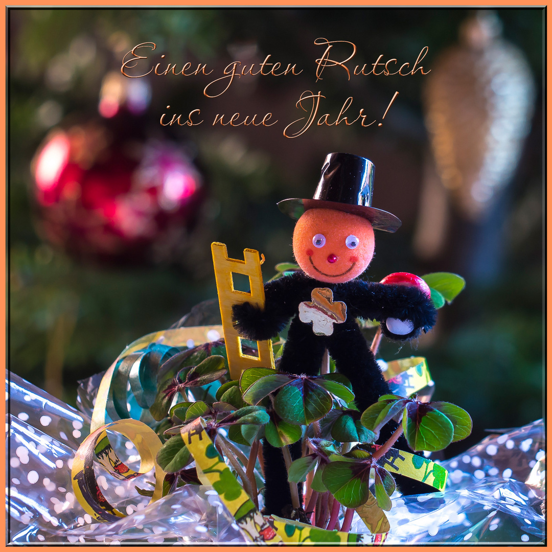 Einen guten Rutsch ins neue Jahr! Foto & Bild stillleben, gratulation