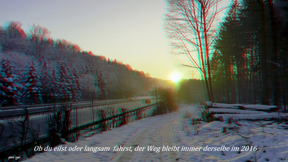  Einen guten Rutsch ins neue Jahr - Anaglyphen