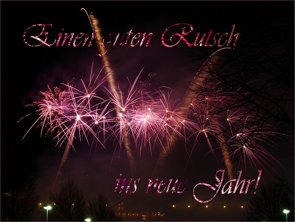 Einen guten Rutsch ins neue Jahr! Foto & Bild karten und kalender