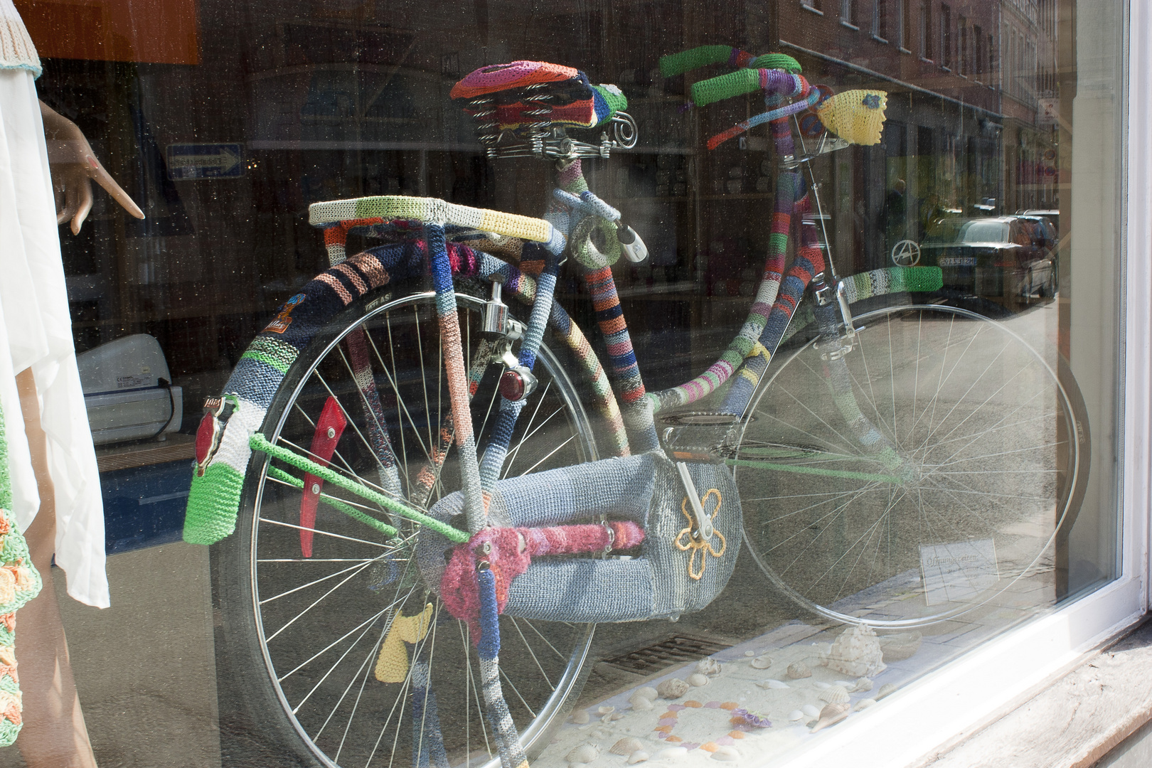 Einen Pullover fürs Fahrrad