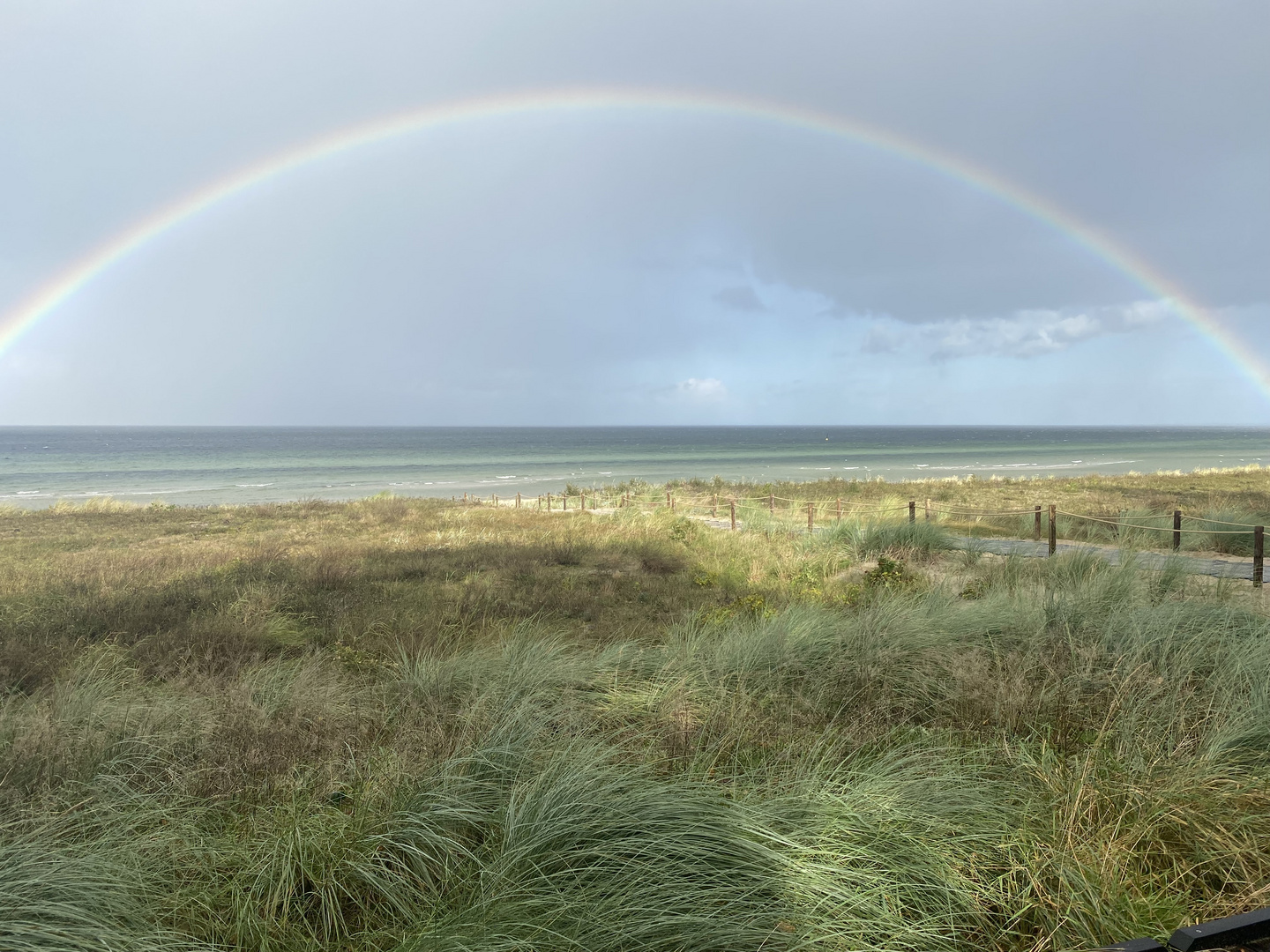 Einen Regenbogen