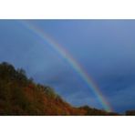 einen Regenbogen