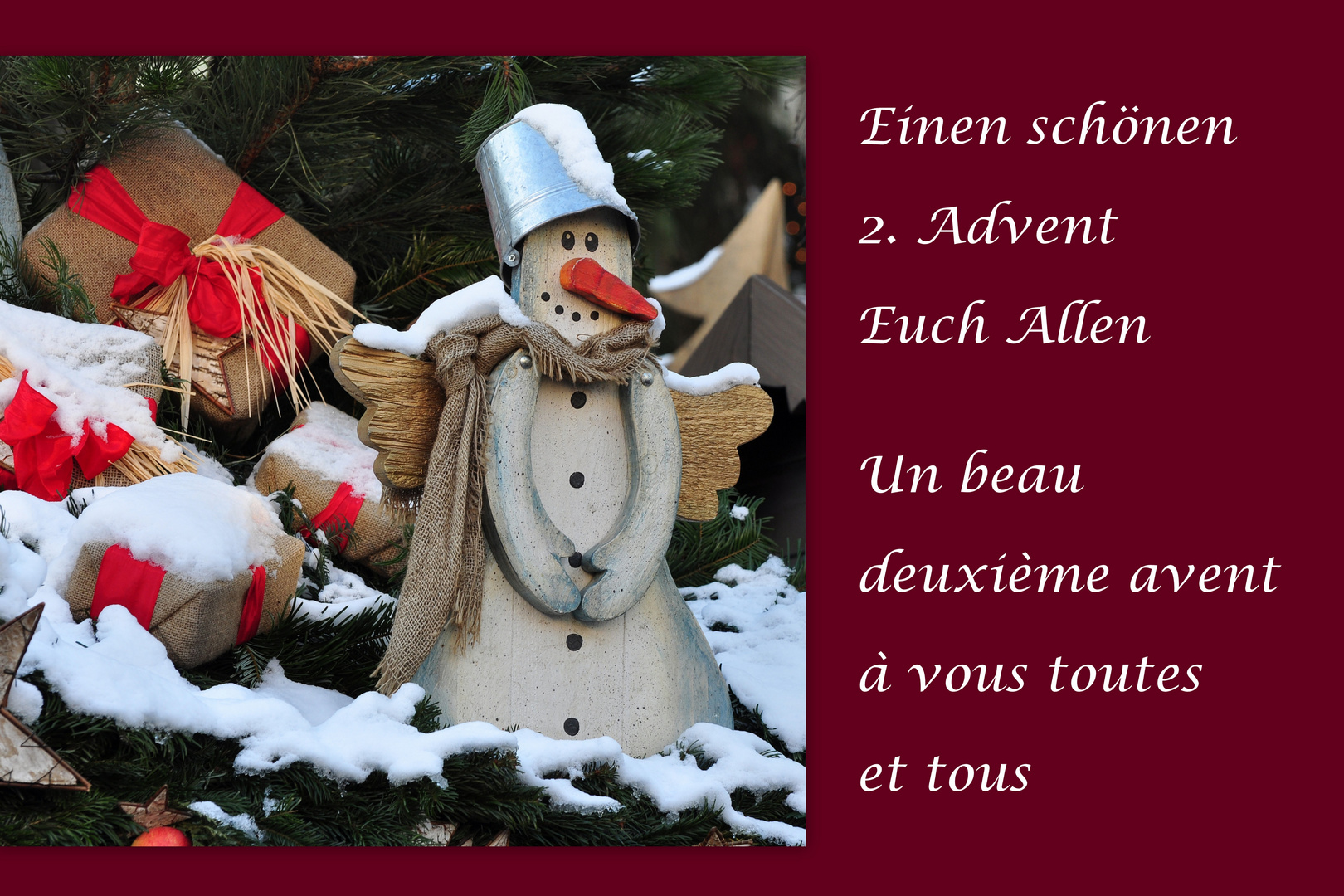 Einen schönen 2. Advent - Un beau deuxième avent