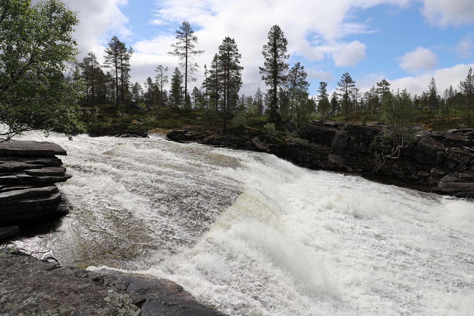 Einen schönen Wasserfall...