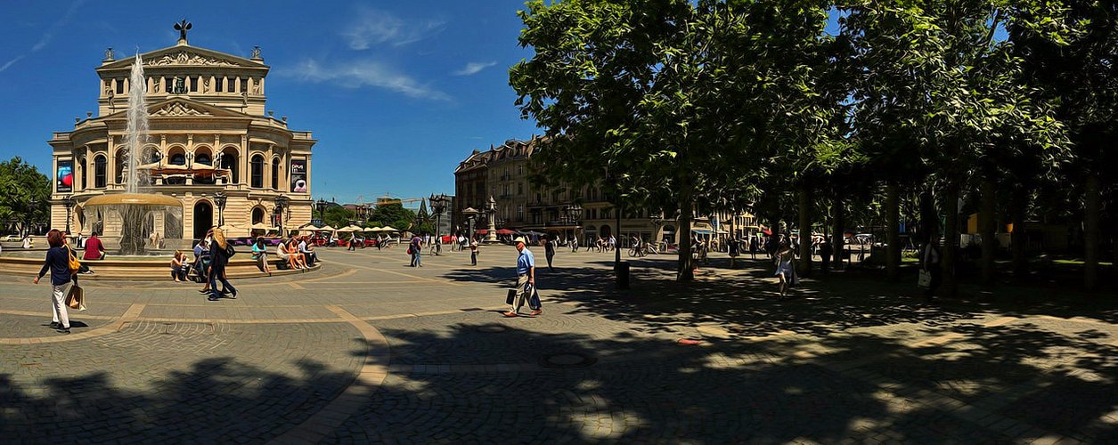 einen Sommertag in Frankfurt