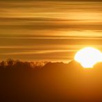 Einen Sonnenaufgang hnter der Konradsburg