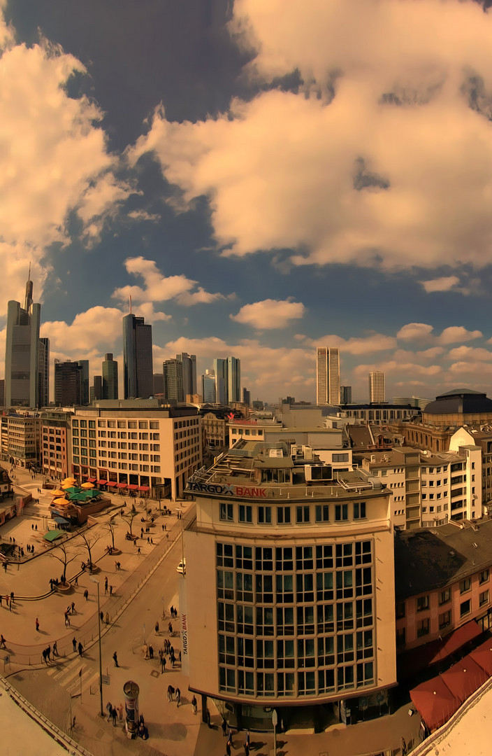 einen sonnigen Tag heute in Frankfurt