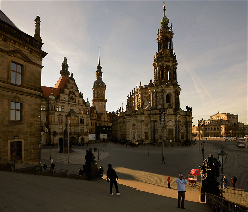 Einen Stadtbummel  durch Dresden ...,