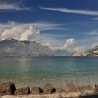 Einen tollen Blick auf Malcesine hat man von der Strandpromenade aus.