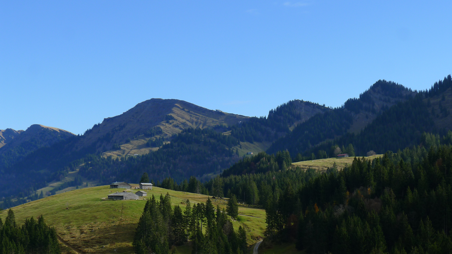 Eineneck-Alpe mit Hochgrat ...