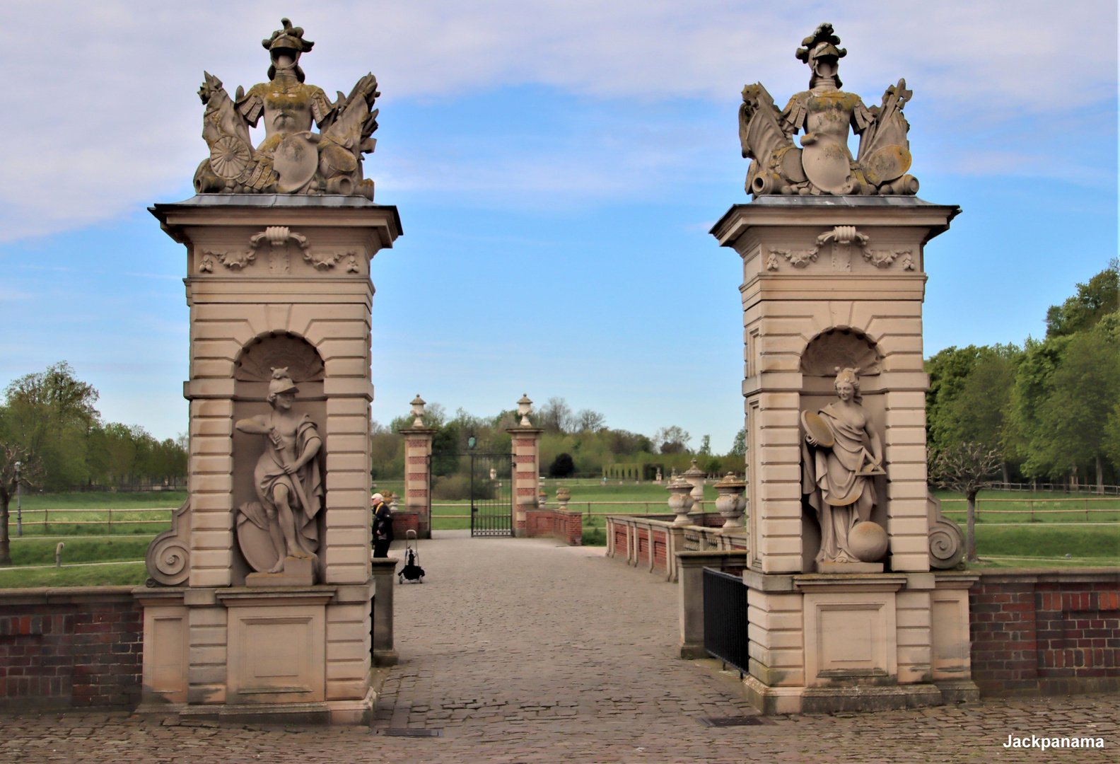 Einer der Eingänge zum Schloss Nordkirchen