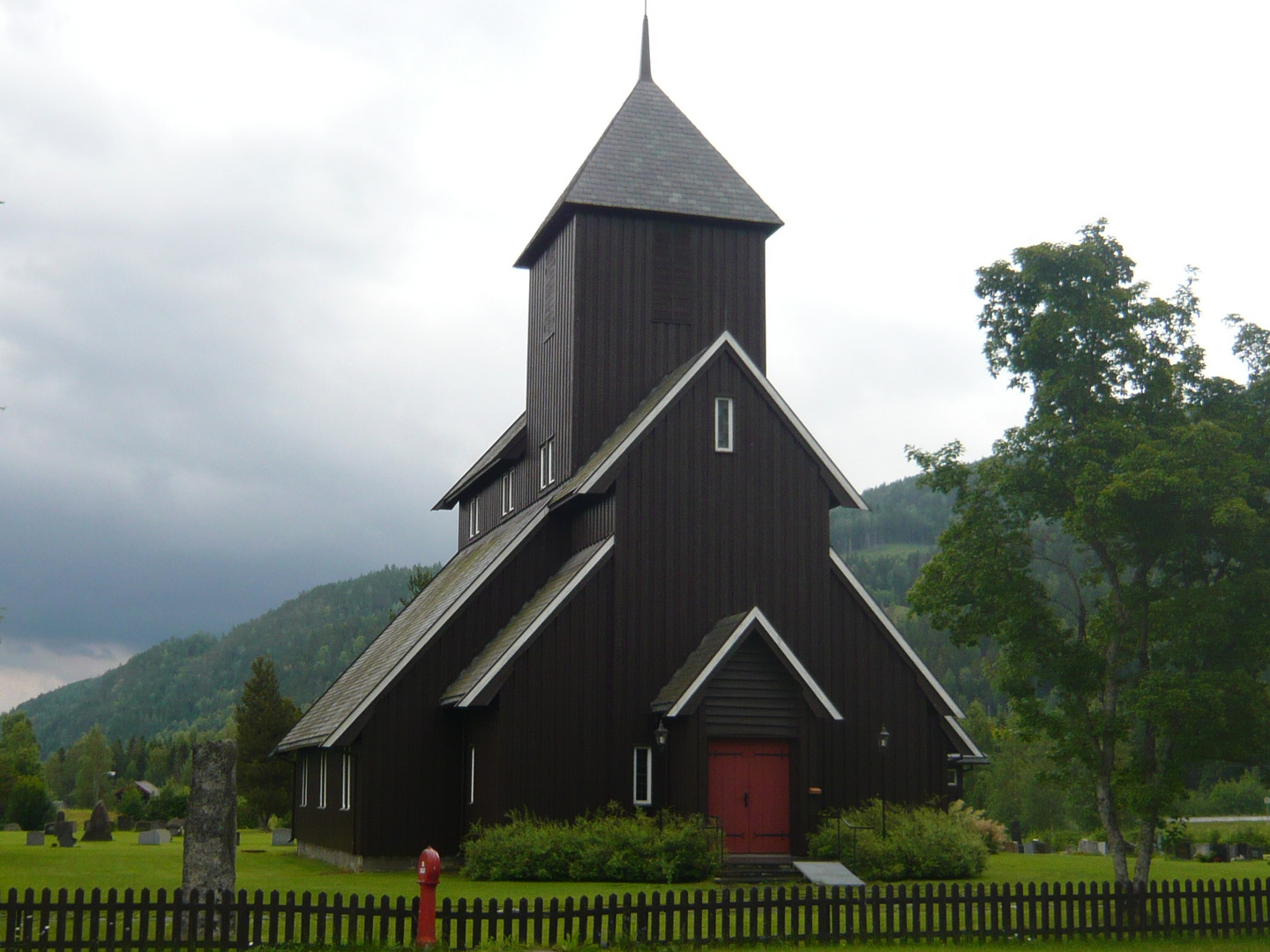 Einer der schönste Stab Kirche in Norwegen