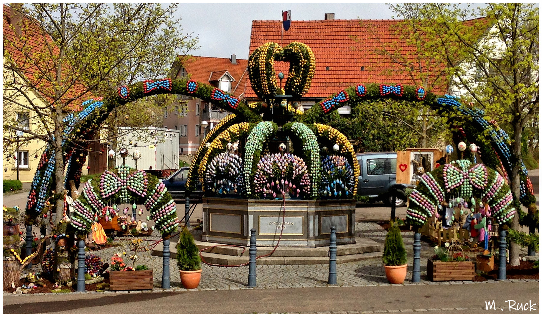 einer der schönsten Osterbrunnen im Land ,