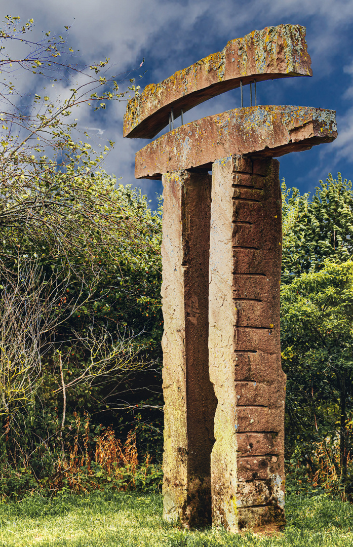 Einer der schönsten Steine an der Grenze