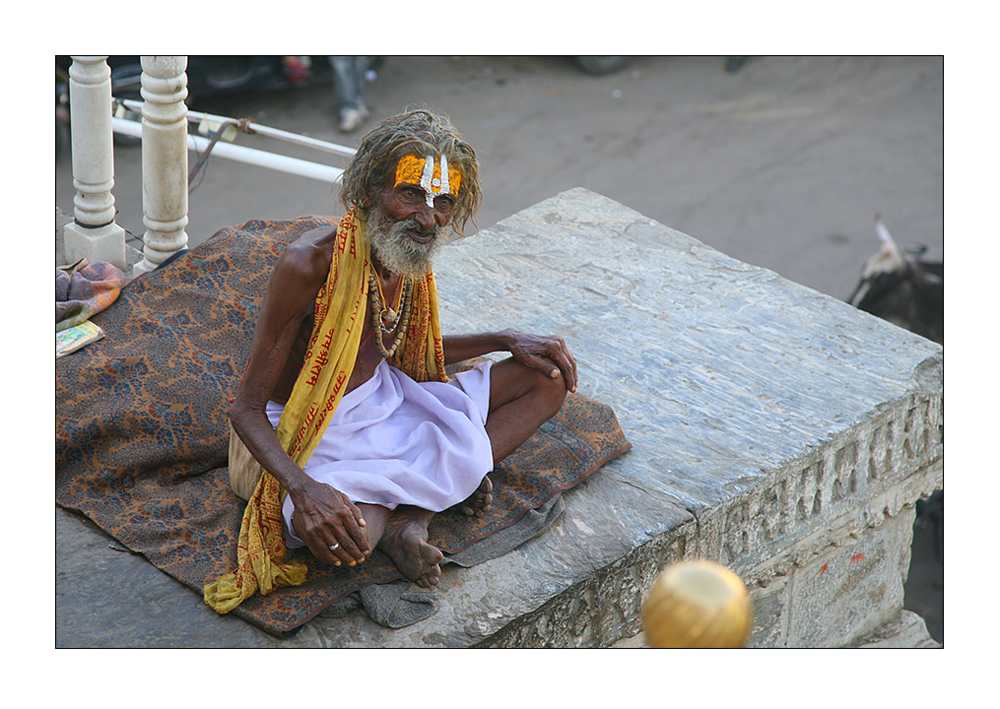 einer der selbsternannten Sadhus