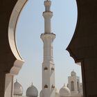 Einer der Sheikh Zayed Moschee Türme