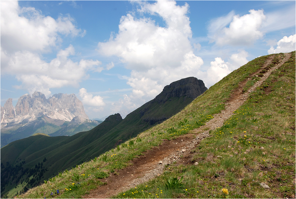 Einer der Traumwege der Dolomiten