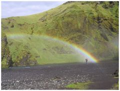 Einer der unterm Regenbogen stand....