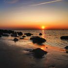 Einer der vielen Sonnenuntergänge auf Borkum 