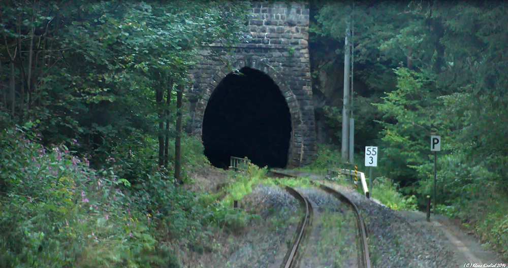 Einer von 7 Tunneln auf.....