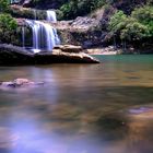 einer von unzähigen Wasserfällen in Meghalaya 