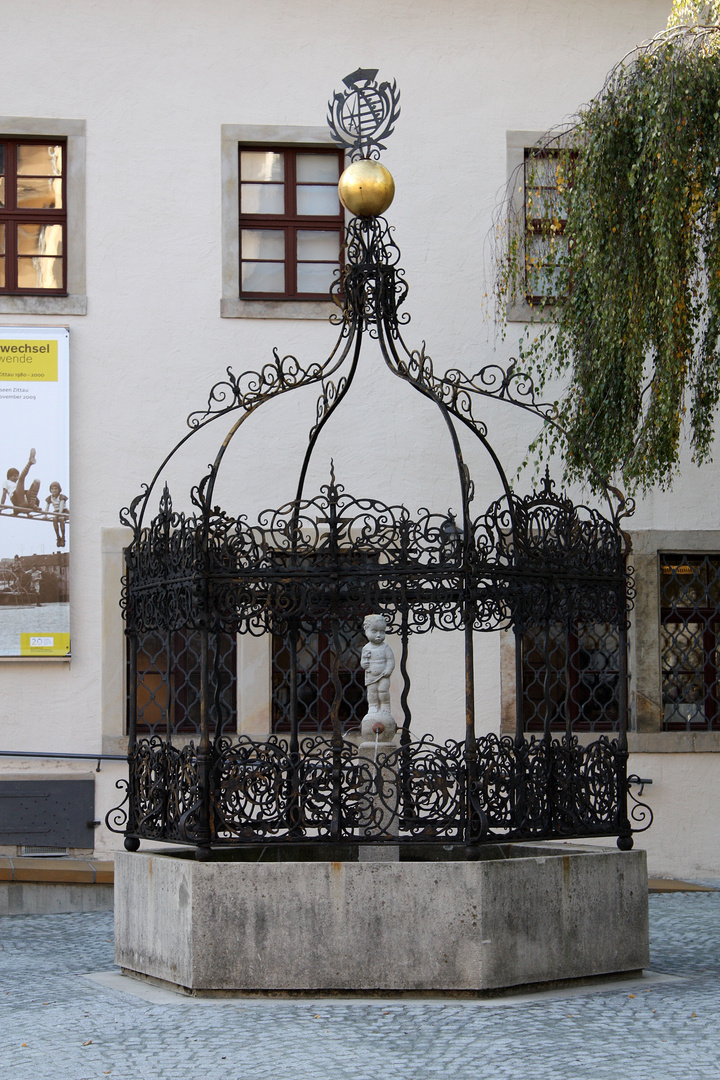 einer von vielen Brunnen in Zittau