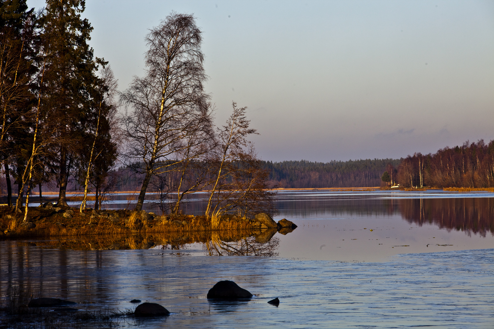 einer von vielen Seen in Schweden