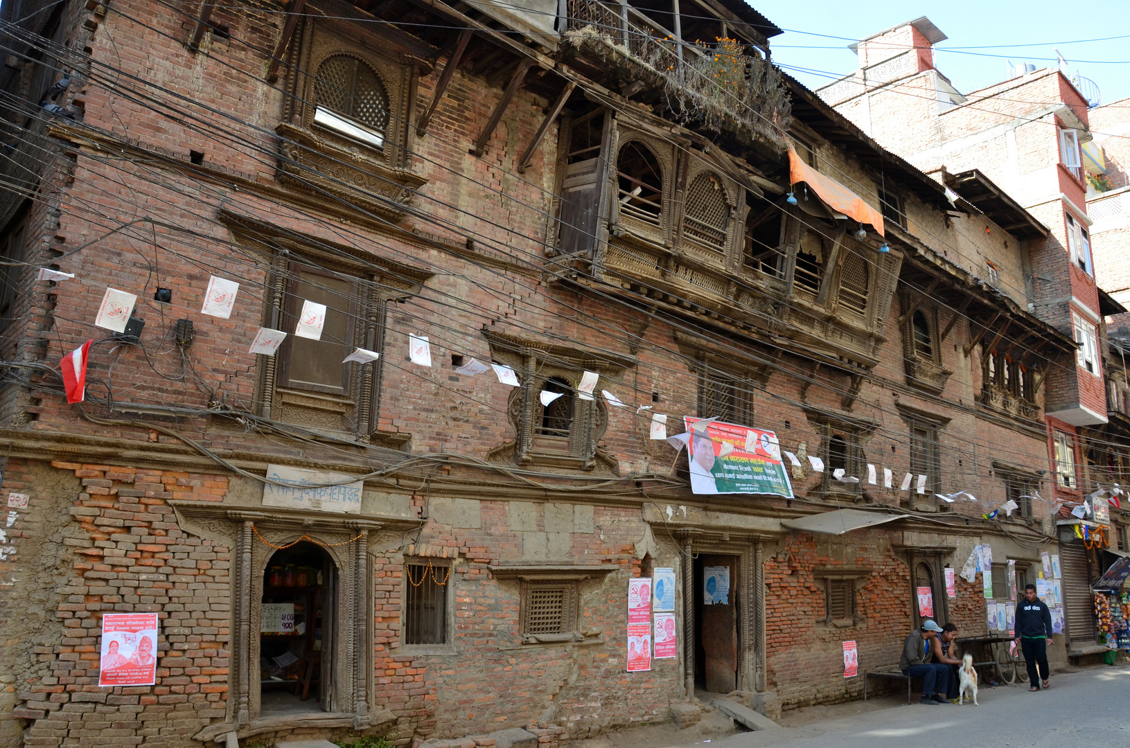 Eines der ältesten Häuser in Kathmandu