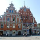 ...eines der ältesten und schönsten Häuser in Riga/Lettland - das Schwarzhäupterhaus