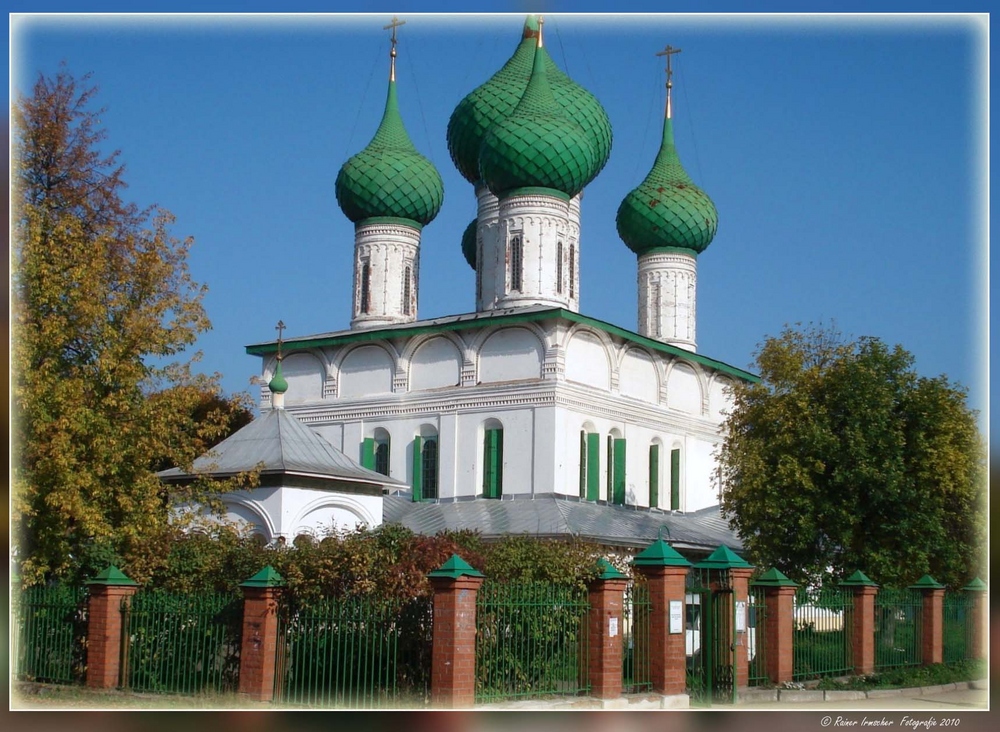 Eines der schönen Kirchen in Russland