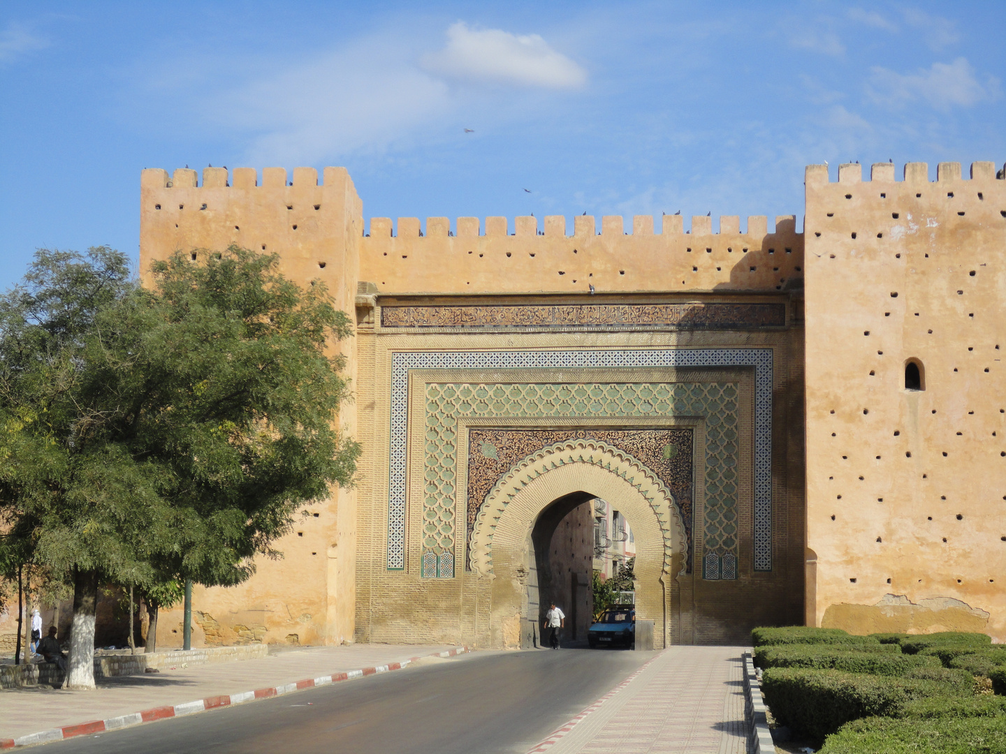 Eines der Stadttore von Meknès - Bab el-Khemis