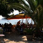 Eines der vielen Strandcafes in Petrovac