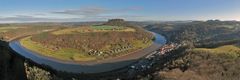 Eines meiner Lieblingsmotive als Pano von der Festung Königstein