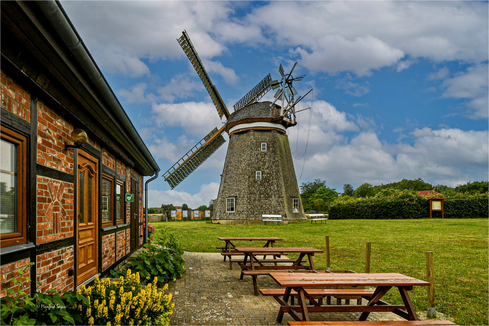 Eines meiner Lieblingsmotive - die Erdholländerwindmühle in Steinhagen bei Stralsund... 