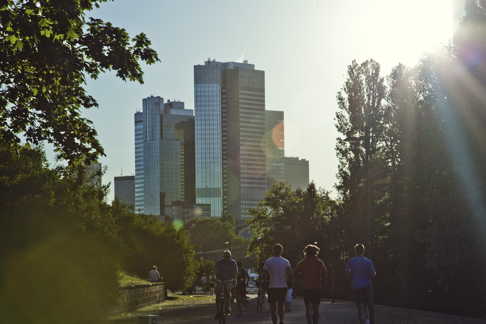 eines schönen Abends am Main