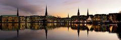 Eines schönen Abends an der Alster