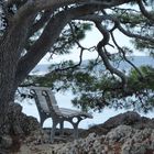 einfach ausruhen, mit Blick auf das Meer