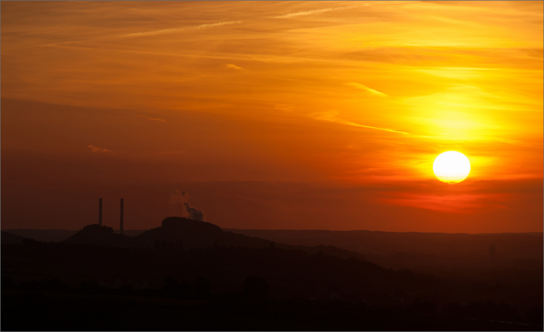 Einfach ein Sonnenuntergang 