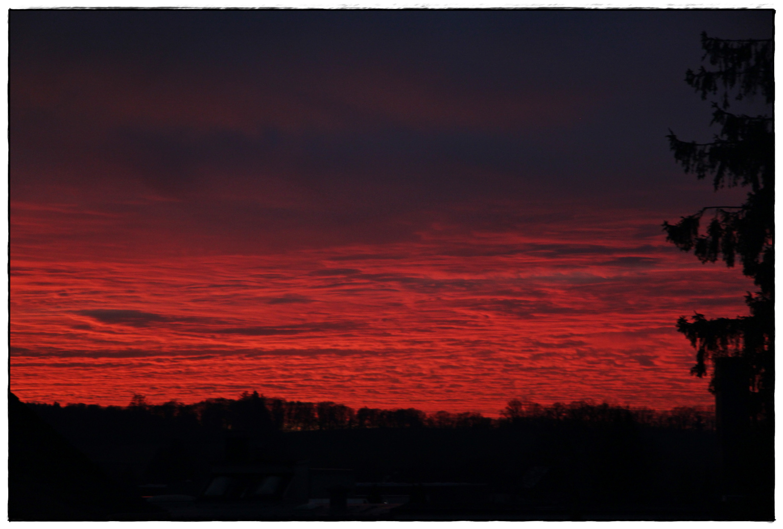 Einfach grandioser Abend Himmel gestern