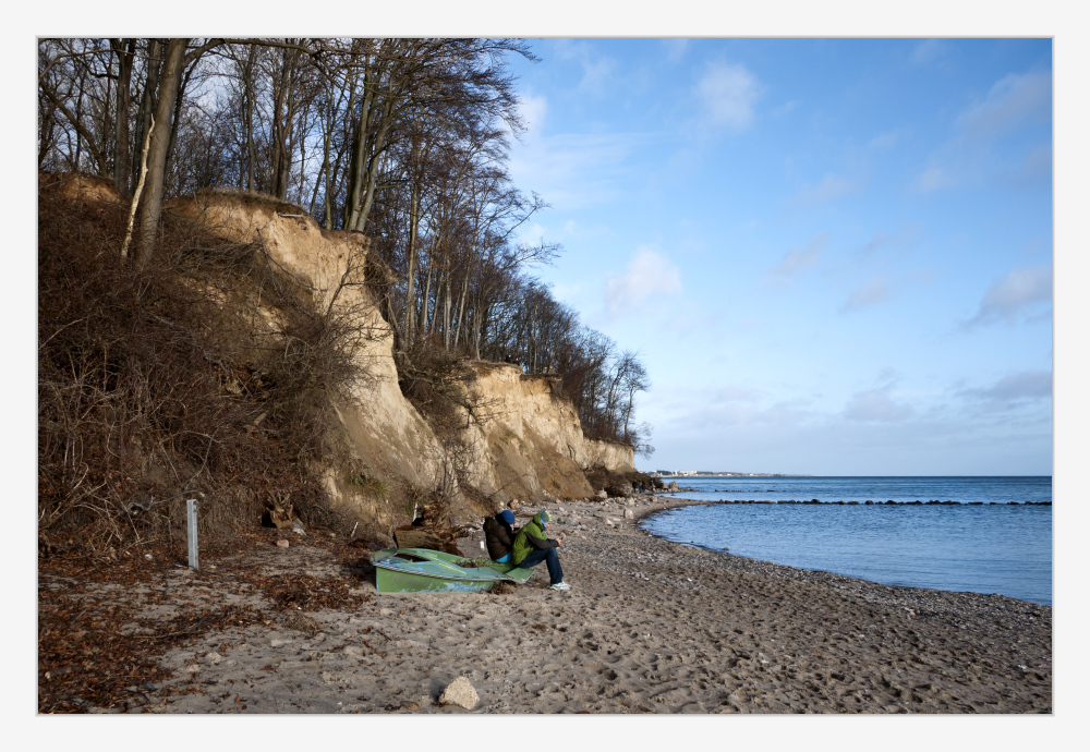 Einfach mal am Strand sitzen...