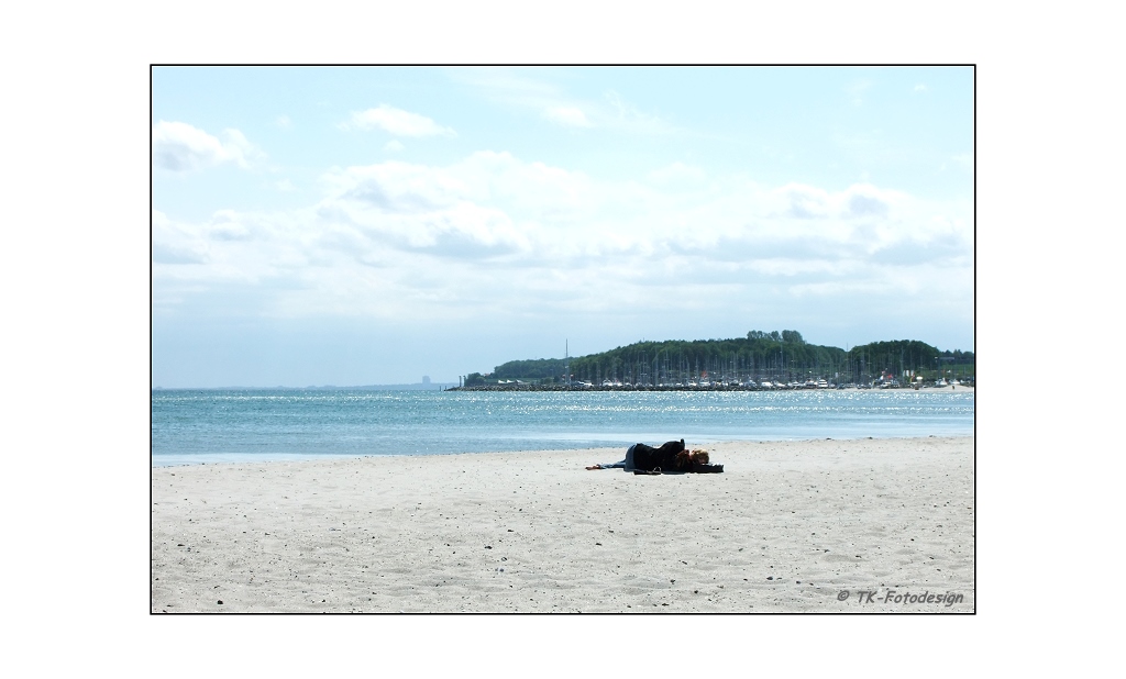 Einfach mal Sonne, Sand, Wind und Wasser genießen ....