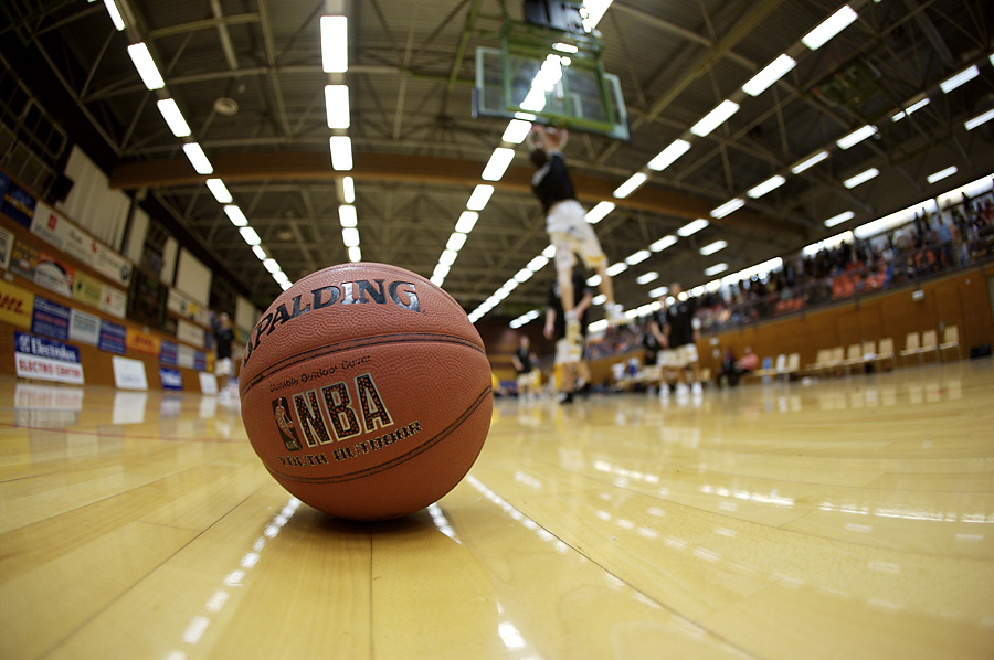 Einfach nur ein Basketball