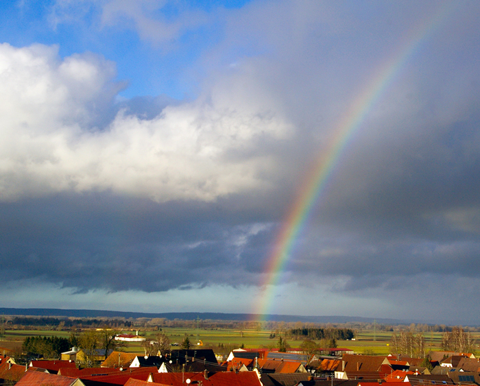 Einfach nur ein Regenbogen