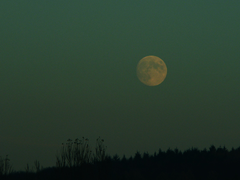 einfach nur ein Vollmond