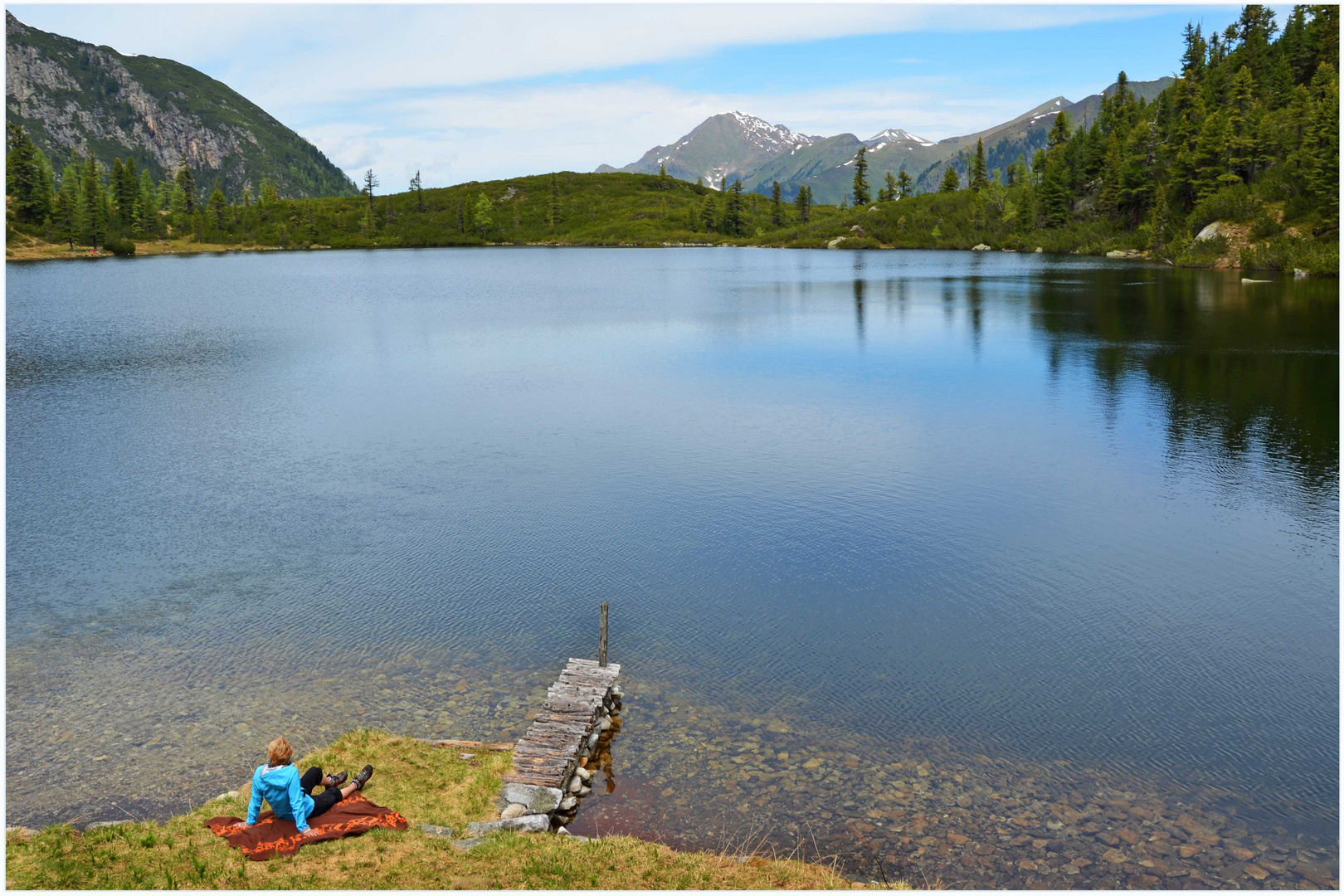 Einfach nur mal ausspannen - Reedsee in Badgastein