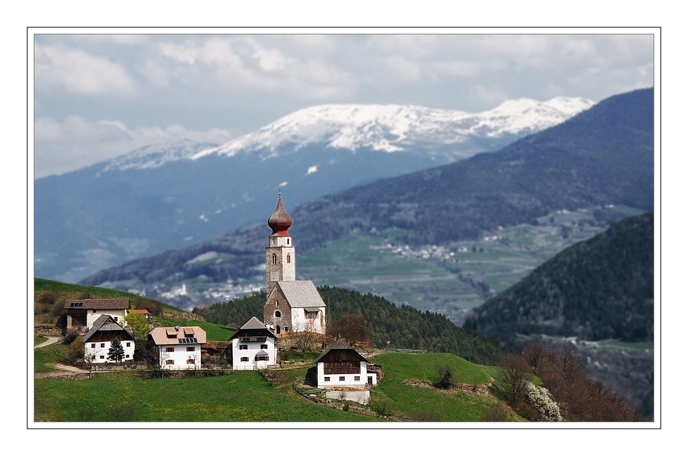 Einfaches kleines Bergfoto