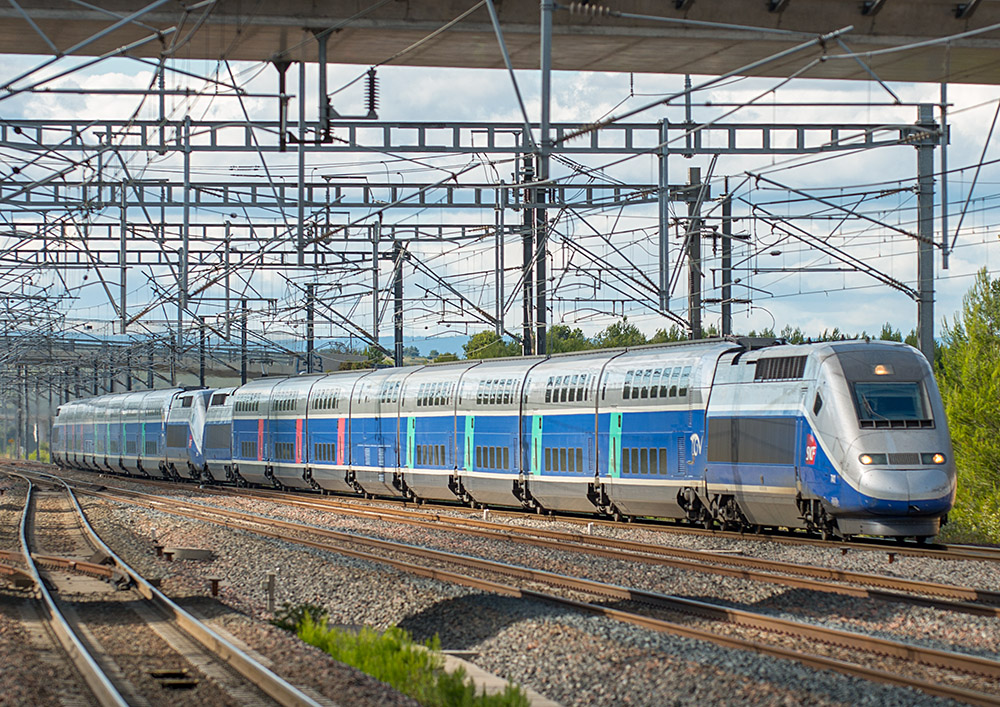 Einfahrt Aix en Provence (TGV)